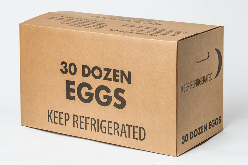 box 30 dozen eggs for eggs unlimited total of 360 eggs, egg wholesaler