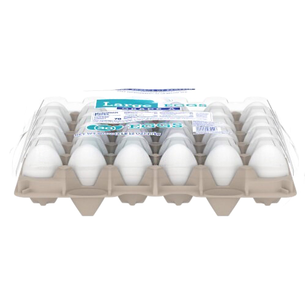 Overwrap 5 dozen eggs rapped with plastic secured and safe from debris and dust for eggs unlimited egg wholesaler for cage free  